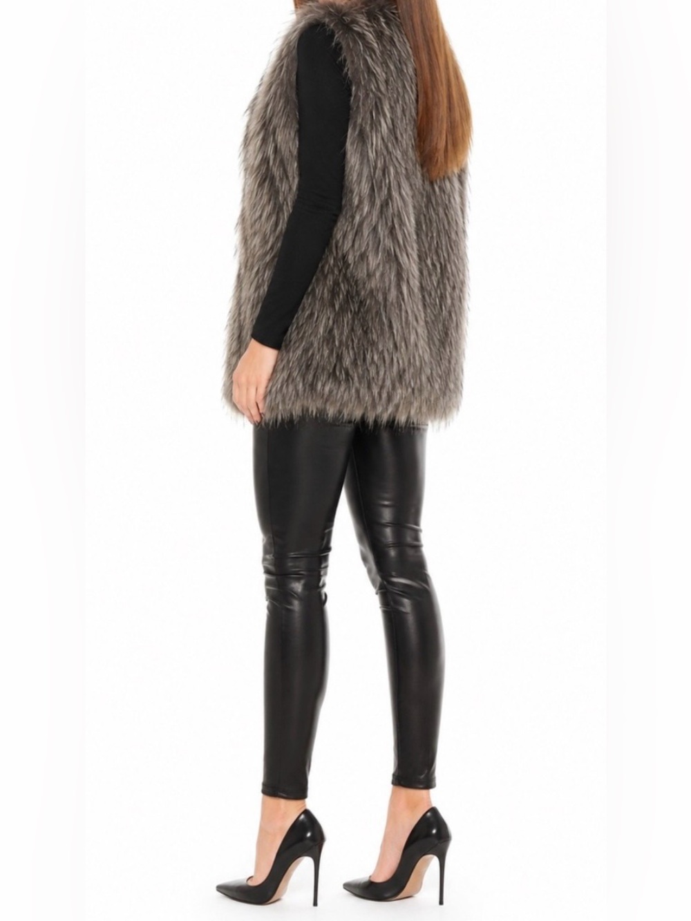 Nicole by Nicole Miller Faux Fur Vest